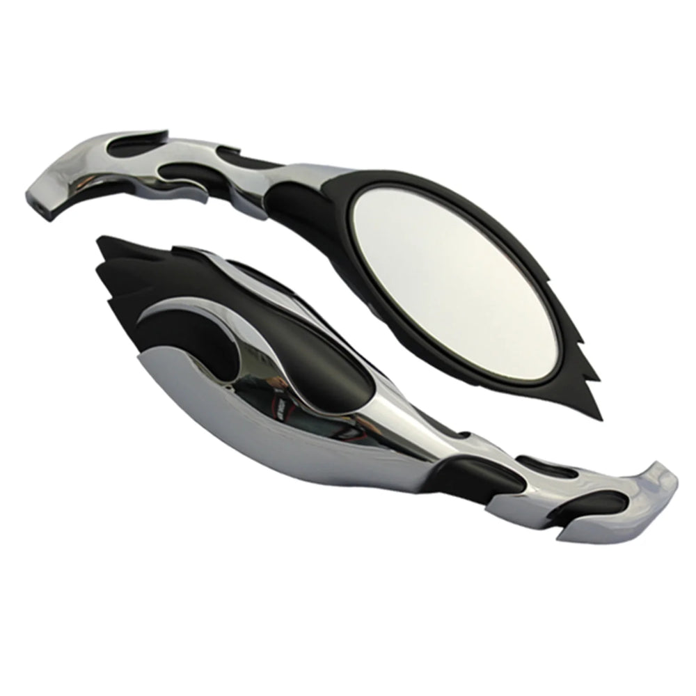 MOTORCYCLE FLAME MIRROR KITTWO TONE