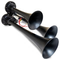 Kleinn Chrome Triple Horn/ 12.5In/10In/7.5In - Chrome-Plated Zinc Alloy