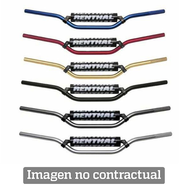 Renthal Enduro High 7/8 in. Handlebar - Silver