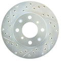 StopTech Select Sport 96-00 Honda Civic DX/HX Coupe Slotted and Drilled Right Front Rotor