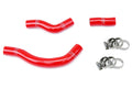 HPS Performance Red Reinforced Silicone Radiator Hose Kit Coolant for KTM 07-10 450SXF