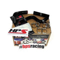 HPS Performance Black Reinforced Silicone Radiator Hose Kit for Kawasaki 98-12 KX80 KX85 KX100