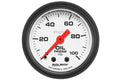Autometer Phantom 52mm 0-100 PSI Mechanical Oil Pressure Gauge