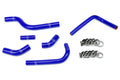 HPS Performance Blue Reinforced Silicone Radiator Hose Kit Coolant for Suzuki 04-06 RMZ250
