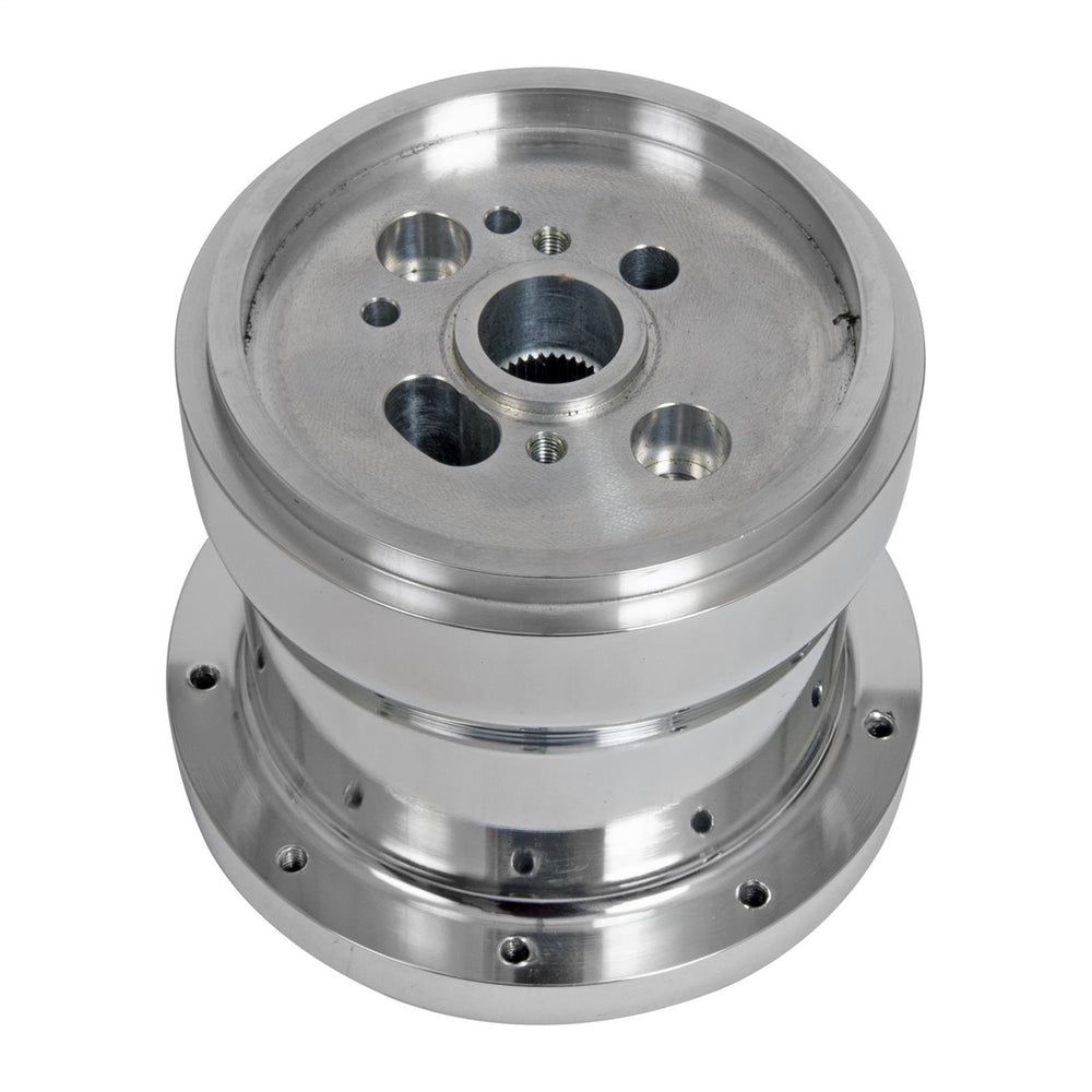 9 BOLT POLISHED BILLET ALUMINUM STEERING WHEEL HUB ADAPTER FOR 5466 GM