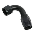 Fragola -16AN x 120 Degree Power Flow Hose End - Black