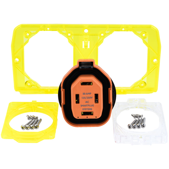 50 AMP SINGLE RECEPTACLE KIT (INCL