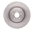R1 Concepts Brake Rotor - Slotted Fits Jaguar XKR