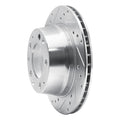 DFC 69-83 Porsche 911 Rear Left Drilled & Slotted Silver Brake Rotor