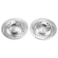 Power Stop 17-18 Honda Civic Si Rear Evolution Drilled & Slotted Rotors - Pair