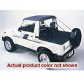 ~(3 lbs. 12X11X4)~ Bikini Top Strapless Black Denim Suzuki 86-94 Samurai; Targa (standard length); Must have factory soft top windshield header