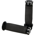 Burly Brand 82-17 H-D Dual Cable Set Hawk Billet Handle Grip Set - Black Machined