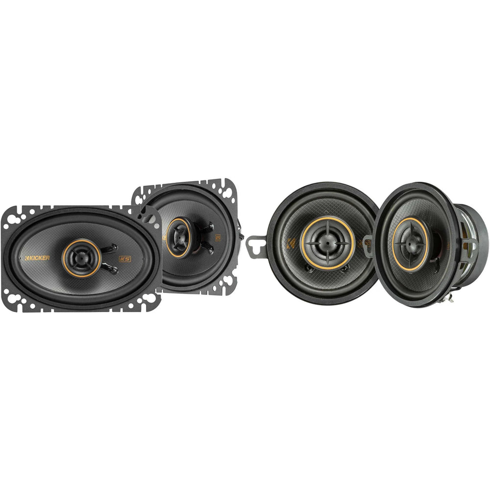 KSC460 4x6 (100x160mm) Coax Speakers w/.5 (13mm) tweeters 4ohm RoHS Compliant