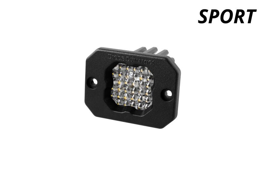 Diode Dynamics - Stage Series C1 LED Pod Sport White Flood Flush RBL (single)