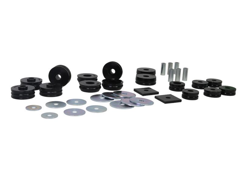 Body mount - bushings 18 Bushings 6 Tubes 12 Washers Grease Install Guide