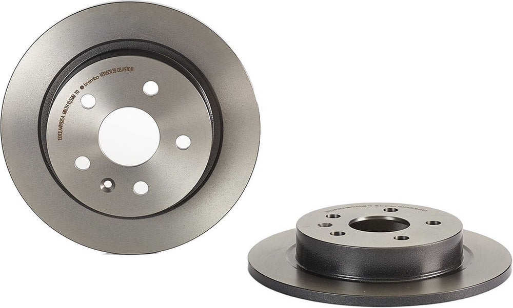 Brembo 11-16 Regal/13-15 Chevy Malibu/2016 Malibu Limited Rear Premium UV Coated OE Equivalent Rotor