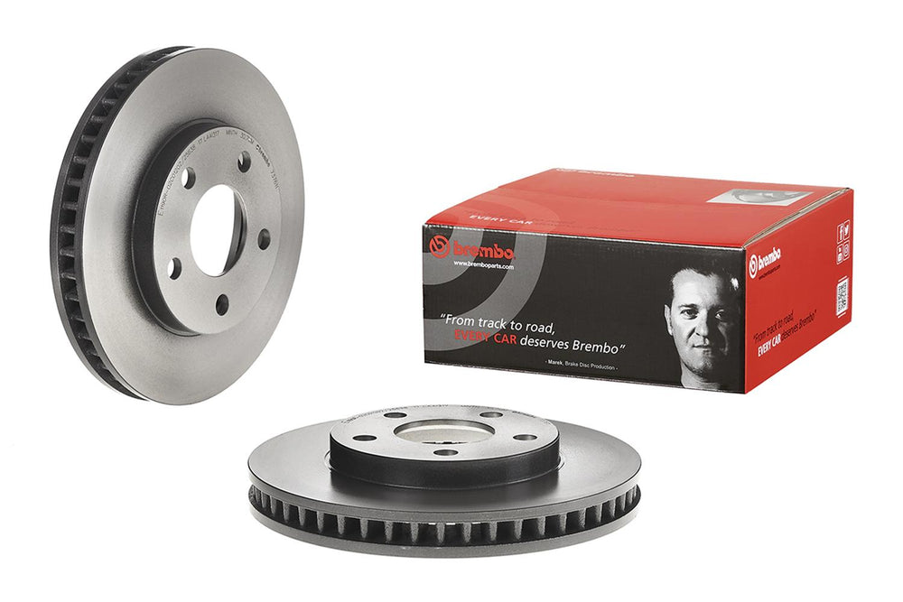 Brembo 97-05 Buick Century/Chevrolet Venture Front Premium UV Coated OE Equivalent Rotor