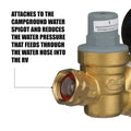 WATER REGULATOR ADJUSTABLE BRASS LEADFREE CARDED