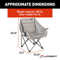 LIPPERT CAMPFIRE FOLDING CAMPING CHAIR SAND