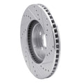 DFC 00-10 Pontiac Vibe Front Left Drilled & Slotted Silver Brake Rotor