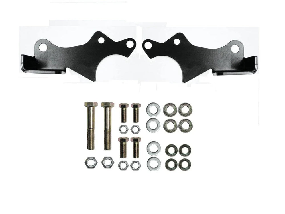 ~(3 lbs. 10X4X4)~ EVO MFG JL Protek Front Shock Relocation Brackets Black 2018-2018 JEEP WRANGLER JL JLU