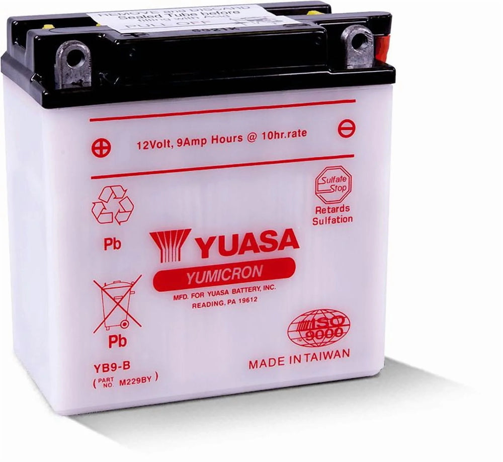 Yuasa YB9L-B Yumicron 12-Volt Battery