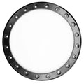 Raceline Beadlock Ring - Ryno - 15in - 20 Hole - 12mm - Black