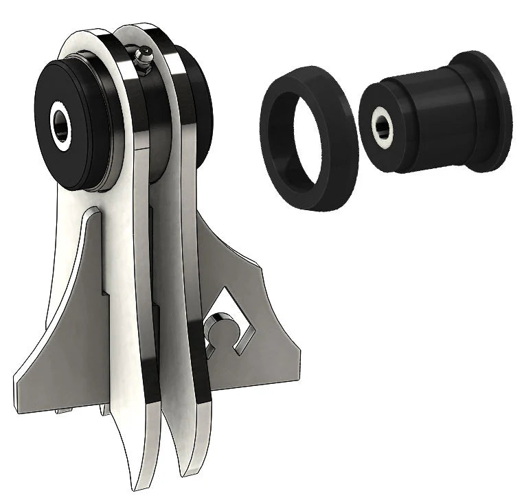 Artec Industries 93-06 Jeep Wrangler TJ Front Axle Uca Replacement - Daystar Bushings (Both Sides)