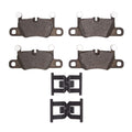 DFC 12-23 Porsche Panamera Rear 5000 Advanced Low Metallic Brake Pads and Hardware Kit
