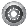 DFC 92-98 Lexus SC300 Rear Right Drilled & Slotted Silver Brake Rotor