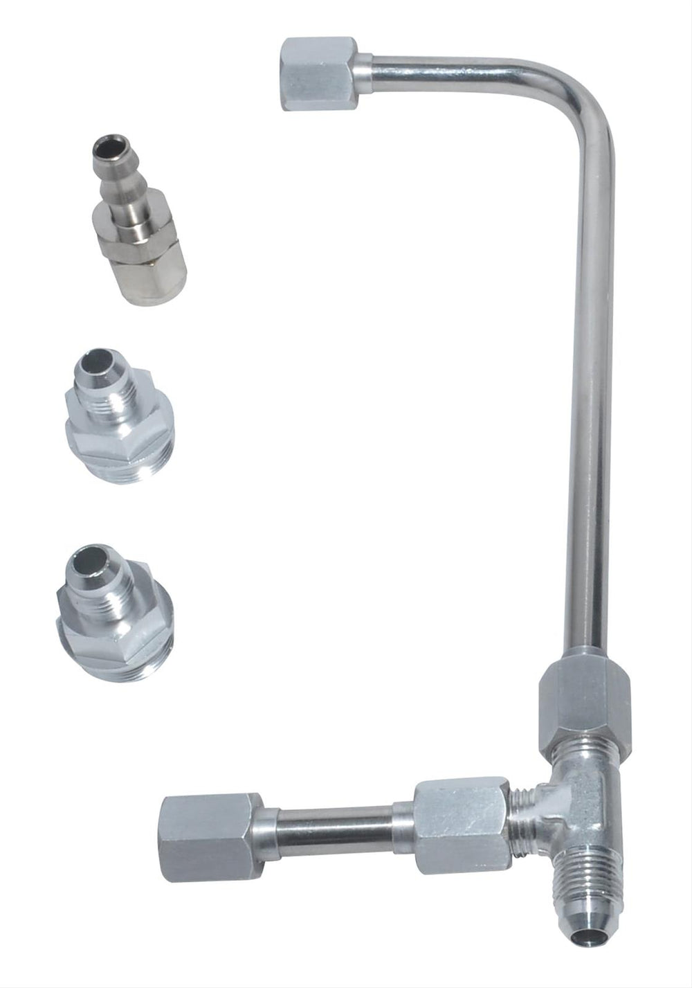 FUEL LINE #6AN SILVER