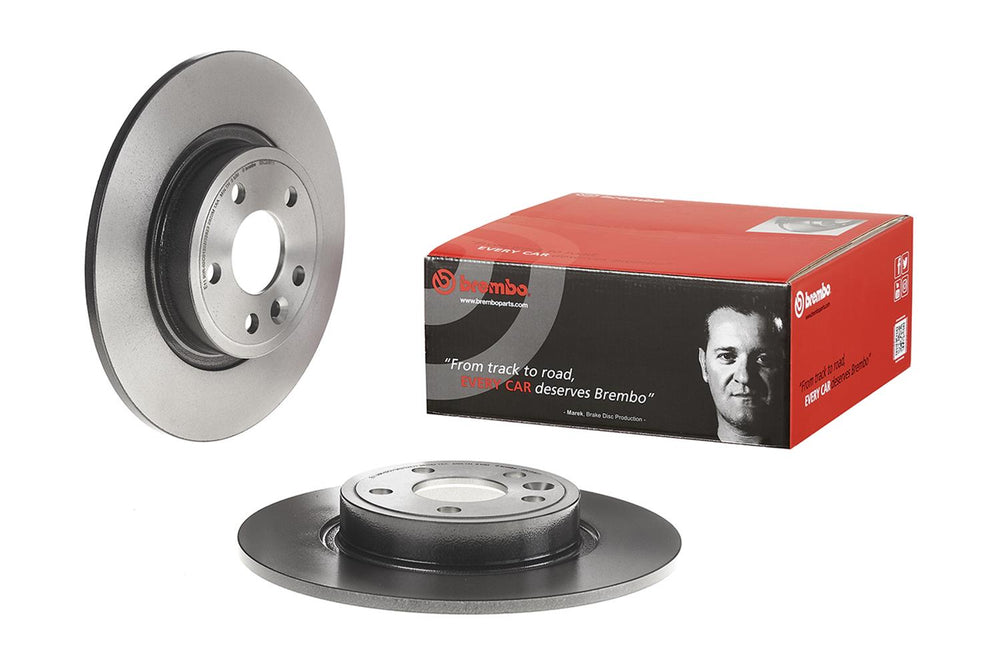 Brembo 18-20 Jaguar E-Pace/15-19 Discovery Sport Rear Premium UV Coated OE Equivalent Rotor
