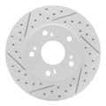 DFC 02-15 Acura Rsx Front Left Drilled & Slotted Geoperformance Rotor