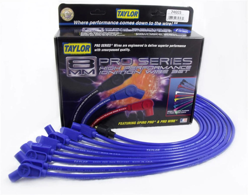 8mm Spiro-Pro custom 8 cyl blue