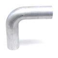HPS Performance 3.5 OD 90 Degree Bend 6061 Aluminum Elbow Pipe 16 Gauge w/ 5-5/8 CLR