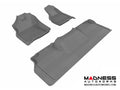 3D MAXpider 2012-2018 Dodge Ram 2500/3500 Mega Cab Kagu 1st & 2nd Row Floormats - Gray