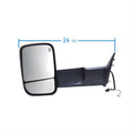 0912 DODGE RAM 1500/1012 2500/3500 LH HTD PWR FLDWY OE MIRROR BLK W/TOWING PKG
