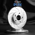 R1 Concepts Brake Rotor- D/S - Silver Fits Fiat 500X