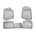 Westin 2007-2013 Chevrolet Silverado 1500/2500HD/3500HD Crew Cab Profile Floor Liners 4pc - Black