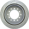 StopTech 10-19 Lexus GX / Toyota 4Runner Select Sport Slotted & Drilled Rear Left Rotor
