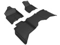 3D MAXpider 19-24 Dodge RAM 2500 Crew Cab All Weather Floor Liner - Kagu Black - R2