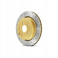 DBA 2022 Lexus LX600 Rear Street Drilled & Slotted Rotor