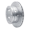 DFC 02-06 Dodge Sprinter 3500 Rear Left Drilled & Slotted Silver Brake Rotor