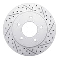 R1 97-04 Ford F-150 4WD Front Right Drilled & Slotted Geoperformance Rotor