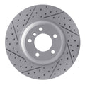 R1 07-15 BMW 335D Front Left Drilled & Slotted Geoperformance Rotor