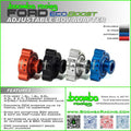 Boomba Racing FORD EB ADJUSTABLE BOV ADAPTOR - RED