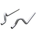Pre-Bent Tailpipes Fits 1955-1957 Chevrolet 2 Dr/4 Dr Sedan & Coupe. Does Not Fit Wagons Flowmaster