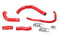 HPS Performance Black Reinforced Silicone Radiator Hose Kit Coolant for Lexus 16-17 GS200t 2.0L Turbo