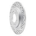 DFC 13-26 Hyundai Kona Rear Right Drilled & Slotted Geoperformance Rotor