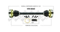 NEW CV AXLE